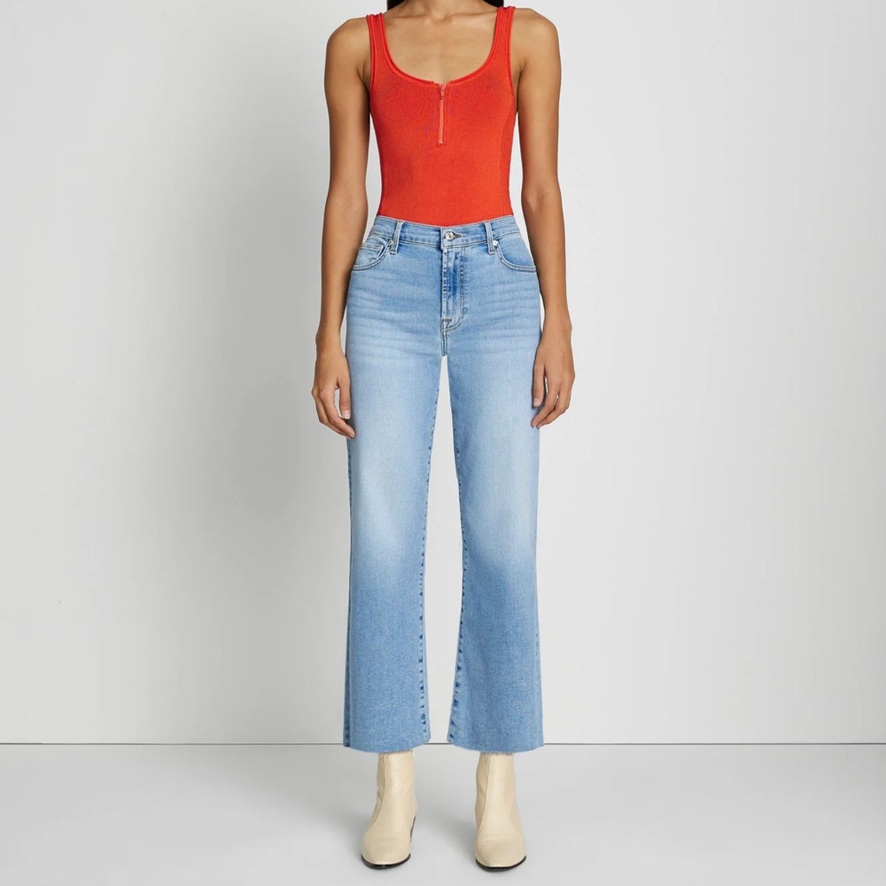 7 For All Mankind Luxe Vintage Cropped Alexa Jeans